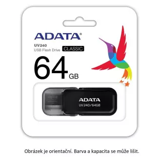 ADATA Flash disk 32 GB USB 2.0 Dash Drive UV240, črn
