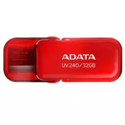 ADATA Flash disk 32 GB UV240, USB 2.0 Dash Drive, rdeč