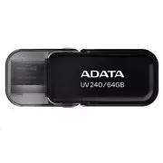 ADATA Flash disk 64 GB UV240, USB 2.0 Dash Drive, črn