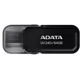 ADATA Flash disk 64 GB UV240, USB 2.0 Dash Drive, črn