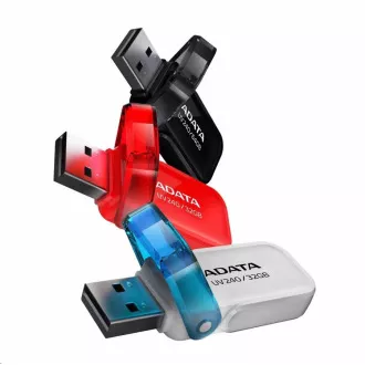 ADATA Flash disk 64 GB UV240, USB 2.0 Dash Drive, črn