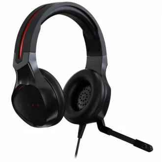 ACER NITRO GAMING HEADSET - 3, 5 mm jack priključek, 50 mm zvočniki, impedanca 21 Ohm, mikrofon, (maloprodajno pakiranje) ACER NITRO GAMING HEADSET - 3, 5 mm jack priključek, 50 mm zvočniki, impedanca 21 Ohm, mikrofon, (maloprodajno pakiranje)