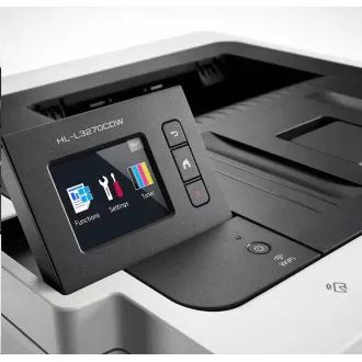 BROTHER barvni tiskalnik LED HL-L3270CDW - A4, 24 strani na minuto, 2400x600, 256MB, USB 2.0, WiFi, LAN, 250 listov, disp6, 8cm touch DUPLEX