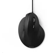 Hama vertikalna ergonomska žična miška EMC-500, 6 gumbov, črna