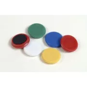 Magneti 24 mm Ron 10 kosov mešane barve okrogli