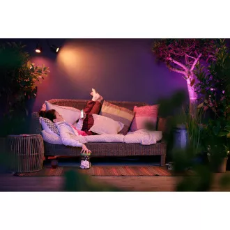 PHILIPS Lily Zunanja točkasta svetilka, Hue White in barvni ambient, 230V, 1x8W integrirana LED, krom mat, podaljšek (1741530P7) PHILIPS Lily Zunanja točkasta svetilka, Hue White in barvni ambient, 230V, 1x8W integrirana LED, krom mat, podaljšek (1741530P7)