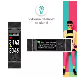 GARNI Q-69HR - fitnes zapestnica z barvnim TFT LCD zaslonom