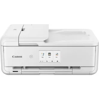 Canon PIXMA Printer TS9551C white - barvni, MF (tiskanje, kopiranje, skeniranje, oblak), obojestranski tisk, USB, LAN, Wi-Fi, Bluetooth