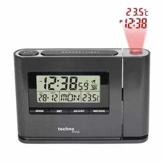 TechnoLine WT 519 - digitalna budilka s projekcijo časa in notranje temperature