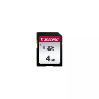TRANSCEND SDHC kartica 4GB 300S, razred 10 (R:20/W:10 MB/s)