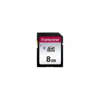 TRANSCEND SDHC kartica 8GB 300S, razred 10 (R:20/W:10 MB/s)
