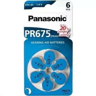 PANASONIC Cink Air baterija PR-675(44)/6LB AA 1, 2V (Blistr 4pcs)