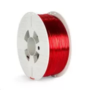VERBATIM Filament za 3D tiskalnike PET-G 1,75 mm, 327 m, 1 kg rdeč prozoren