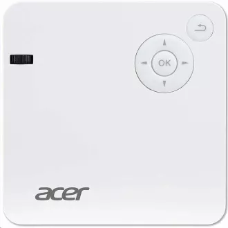 Projektor ACER C202i LED, 854x480, 5000:1, 300Lm, HDMI, Wi-Fi, življenjska doba žarnice - 20.000 ur