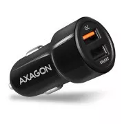 AXAGON PWC-QC5, hiter in pameten avtomobilski polnilnik, 2x vrata QC3.0/AFC/FCP   5V-2,6A, 31,5W