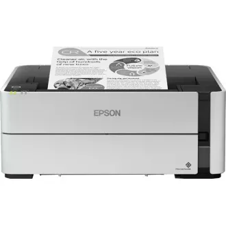 EPSON tiskalniško črnilo EcoTank Mono M1180, A4, 1200x2400 dpi, 39 strani na minuto, USB, Ethernet, Wi-Fi, obojestranski tisk, 5 let garancije po registraciji