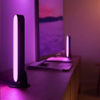 PHILIPS PLAY COL Hue White and color ambiance, dve letvi adapter, črna PHILIPS PLAY COL Hue White and color ambiance, dve letvi adapter, črna