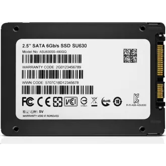 ADATA SSD 480GB Ultimate SU630 2, 5" SATA III 6Gb/s (R:520/ W:450MB/s)
