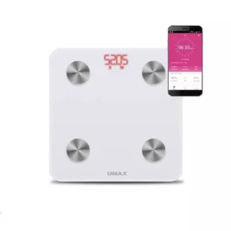 UMAX Scale Smart Scale US20M pametna osebna tehtnica - bluetooth, največja obremenitev 150 kg UMAX Scale Smart Scale US20M pametna osebna tehtnica - bluetooth, največja obremenitev 150 kg