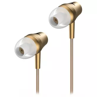 GENIUS slušalke z mikrofonom HS-M360, zlate