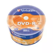 VERBATIM DVD-R (paket 50 kosov) 16x WRAP 4,7 GB MATT