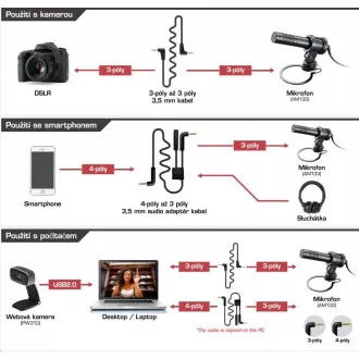 AVERMEDIA mikrofon za prenos v živo MIC 133, 3,5 mm priključek AVERMEDIA mikrofon za prenos v živo MIC 133, 3,5 mm priključek