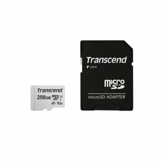 TRANSCEND MicroSDXC kartica 256GB 300S, UHS-I U3 V30   adapter