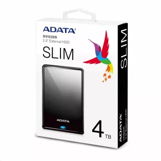 ADATA zunanji trdi disk 4TB 2, 5" USB 3.0 DashDrive HV620S, črn