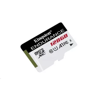 Kingston MicroSDXC 128 GB, visoka vzdržljivost, 95R, razred 10 UHS-I U1