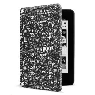 CONNECT IT etui za Amazon NEW Kindle Paperwhite 4 (2018), črn Doodle