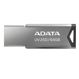 ADATA Flash disk 64 GB UV250, USB 2.0 Dash Drive, srebrn