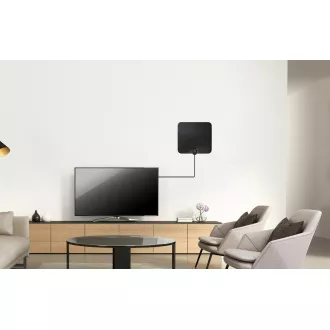 EVOLVEO Xany 2C LTE 230/5V, aktivna sobna antena FM/DAB /DVB-T/T2, filter LTE