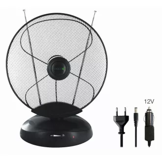 EVOLVEO Xany 4, 230/12V, aktivna sobna antena FM/DAB /DVB-T2, filter LTE, 4G, 5G