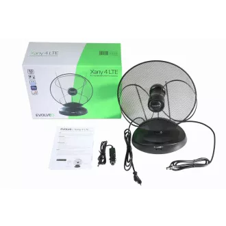 EVOLVEO Xany 4, 230/12V, aktivna sobna antena FM/DAB /DVB-T2, filter LTE, 4G, 5G