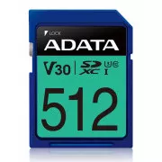 Kartica ADATA SDXC 512GB Premier Pro UHS-I U3 Class 10 (R:95/W:60 MB/s)