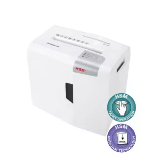 HSM Shredstar X8 (rezanje: kombinirano 4,5x30 mm | vhod: 220 mm | DIN: P-4 (3) | papir, sponke, plastične kartice, CD-ji)
