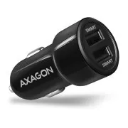 AXAGON PWC-5V5, SMART polnilec za avto, 2x vrata 5V-2,4A   2,4A, 24W