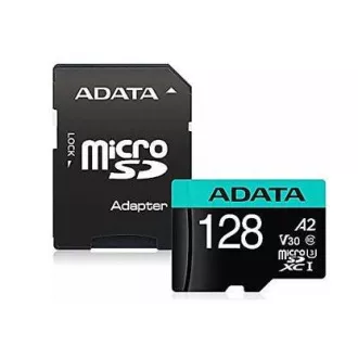 Kartica ADATA MicroSDXC 128GB Premier Pro UHS-I V30S (R:100/W:80 MB/s)   adapter SD