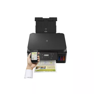 Tiskalnik Canon PIXMA G6040 (kartuše s črnilom za ponovno polnjenje) - vrstica, MF (tiskanje, kopiranje, skeniranje), USB, Wi-Fi