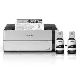 EPSON tiskalniško črnilo EcoTank Mono M1170, A4, 1200x2400 dpi, 39 strani na minuto, USB, obojestranski tisk, 5 let garancije po brezplačni registraciji