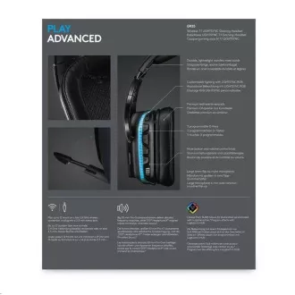 Logitech Gaming Headset G935, brezžične gaming slušalke 7.1, LIGHTSYNC - EMEA