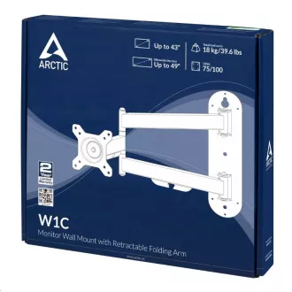 Stenski nosilec ARCTIC za monitor W1C Stenski nosilec ARCTIC za monitor W1C