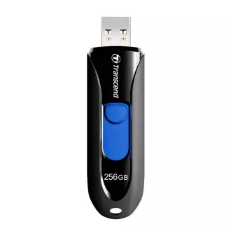 TRANSCEND Flash disk 256 GB JetFlash®790, USB 3.1 (R:100/W:40 MB/s), črna/modra