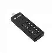 VERBATIM USB C 3.1 disk 128 GB - varna tipkovnica (R:160/W:150 MB/s) GDPR