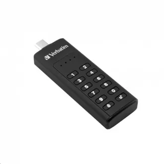 VERBATIM USB C 3.1 disk 64 GB - varna tipkovnica (R:160/W:140 MB/s) GDPR VERBATIM USB C 3.1 disk 64 GB - varna tipkovnica (R:160/W:140 MB/s) GDPR