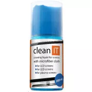CLEAN IT Raztopina za čiščenje zaslona 200ml z robčkom v pokrovčku