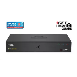 iGET HOMEGUARD HGNVK85304 Sistem kamer PoE s SMART zaznavanjem gibanja, 8-kanalni NVR FullHD   4x zunanja kamera FullHD
