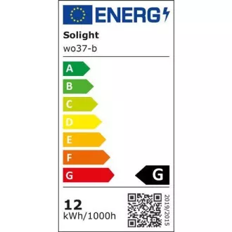 Namizna svetilka Solight LED z možnostjo zatemnitve, 12 W, možnost izbire temperature svetlobe, USB, črni sijaj
