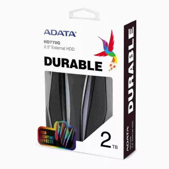 ADATA Zunanji trdi disk 2TB 2, 5" USB 3.2 HD770G, črn