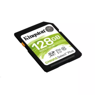 Kingston SDXC 128GB Canvas Select Plus (SDXC) 100R 85W Class 10 UHS-I